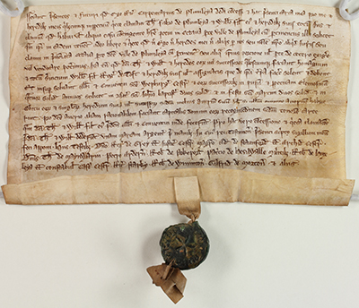 Medieval Deed on parchment