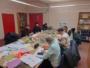 Journeying to Cheshire zine workshop attendees