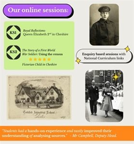 Online learning events poster